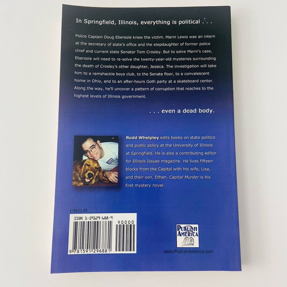 Capital Murder by Rodd Whelpley (First Print, Trade Paperback) - Picture 2 of 10